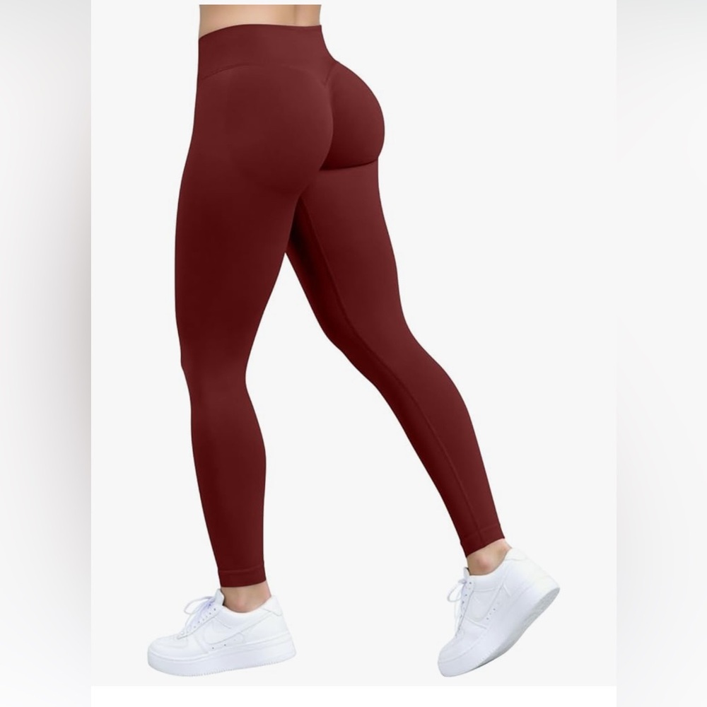 Angora Red Compression Leggings for Women